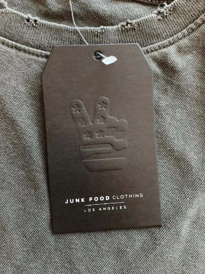 Junk Food Clothing The Simpsons Mens T-Shirt Medium Grey Bart Devil Retro