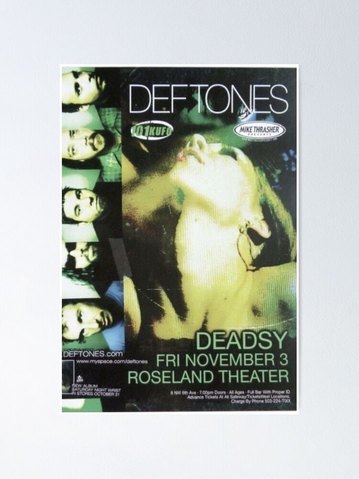 Deftone Shoegaze Nu metal Promo Poster
