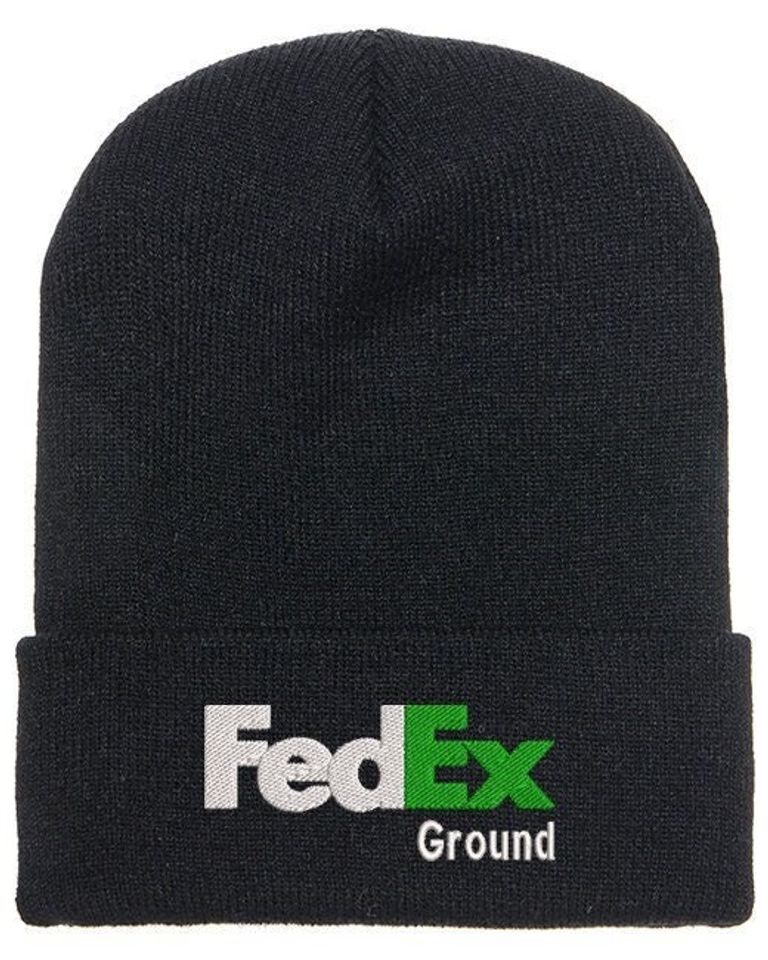 FedEx Ground Green Embroidered Knit Beanie