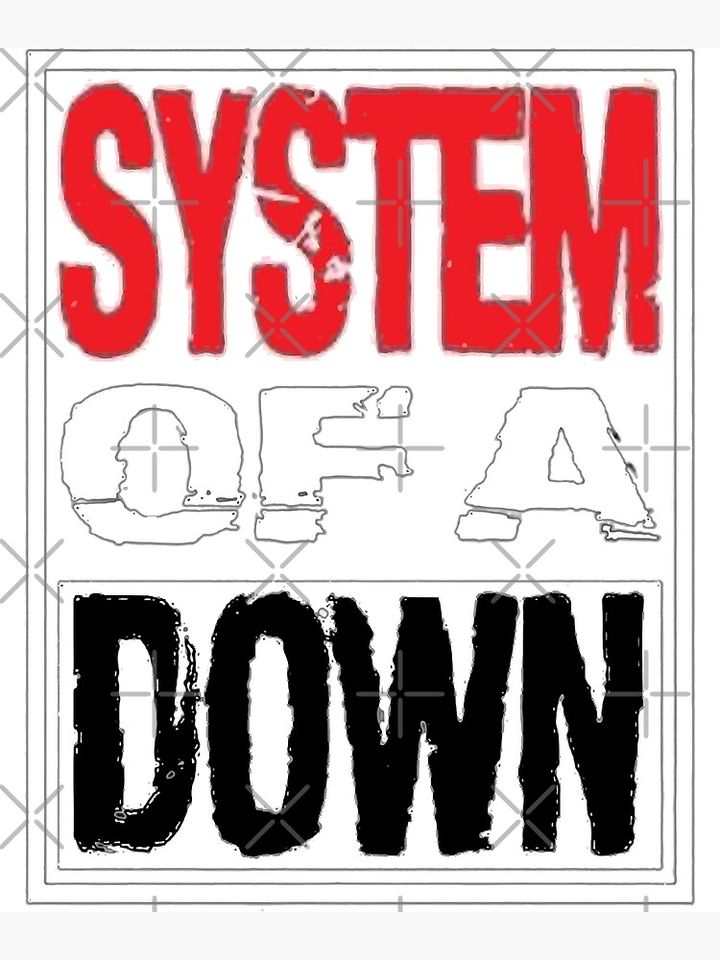 Green Logo Poster – SYSTEM OF DOWN Rock Band Wall Print