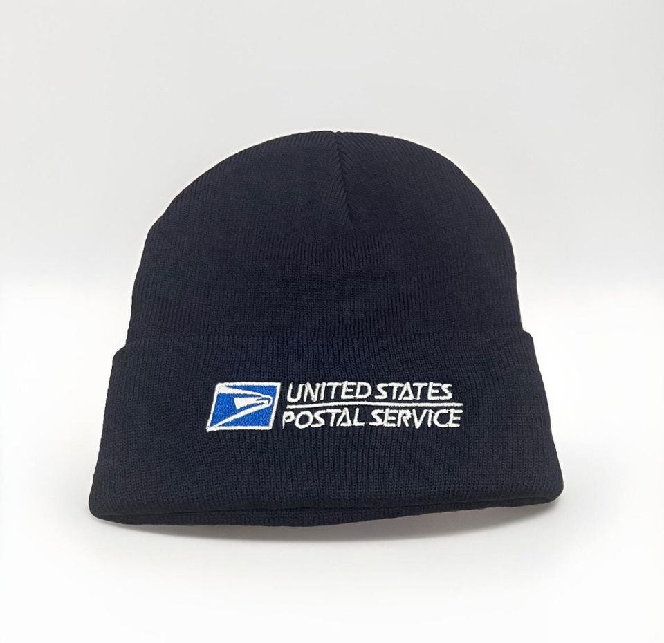 Postal Service Embroidered Knit Hat