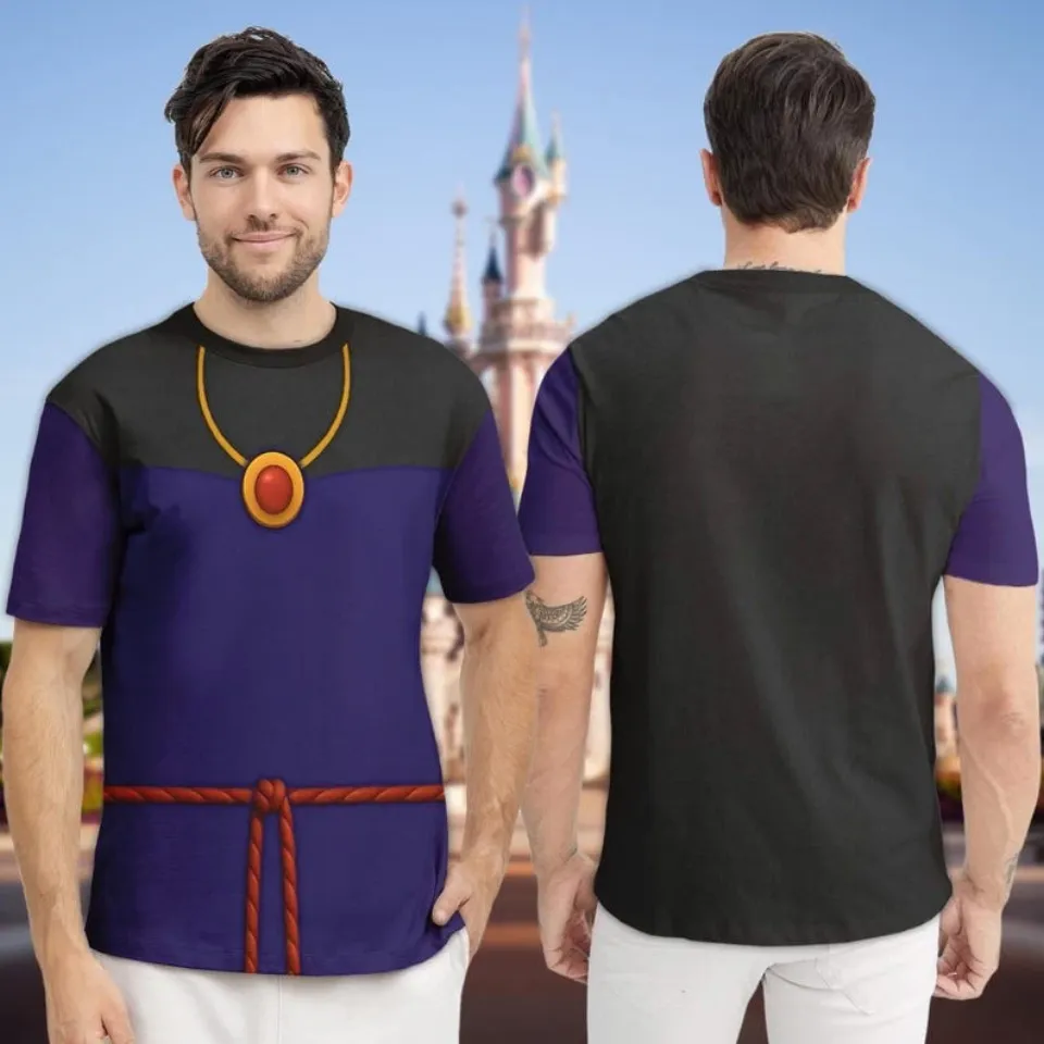 Evil Queen Cosplay Costume Halloween Villain Tshirt