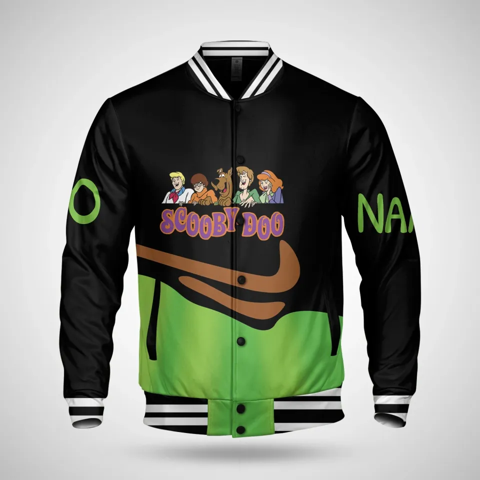 Personalized Scooby Doo & Friends Baseball Jacket for Fans