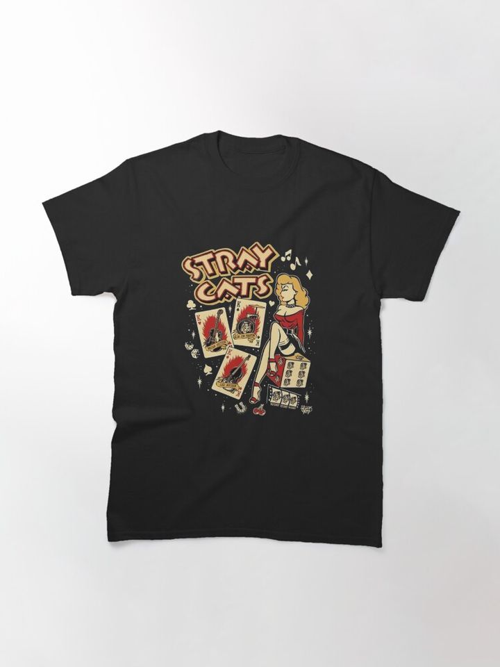 stray cats band rock stray cats Classic T-Shirt