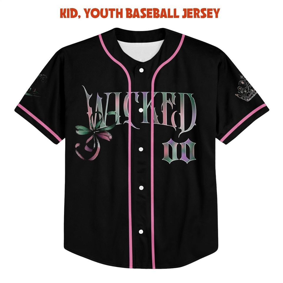 Custom Wicked Jersey Shirt, Elphaba and Glinda Jersey