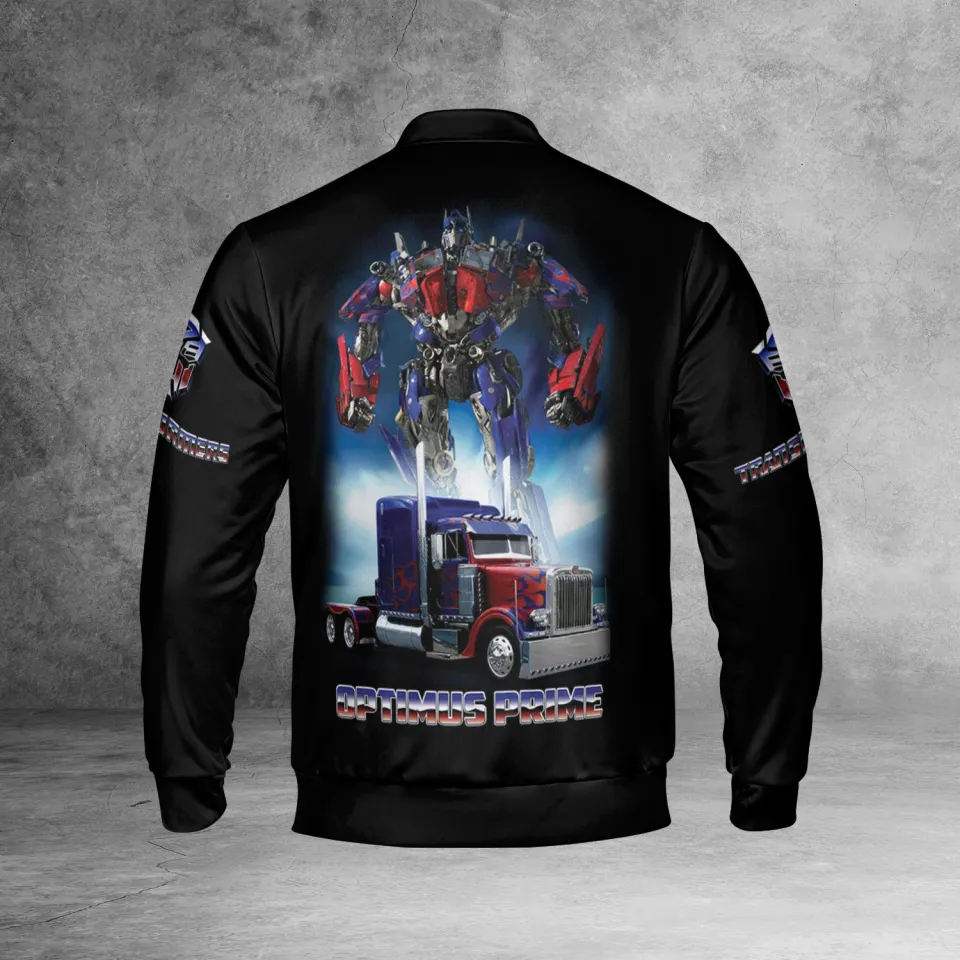 Personalized Optimus Prime Transformers Baseball Jacket for Fans