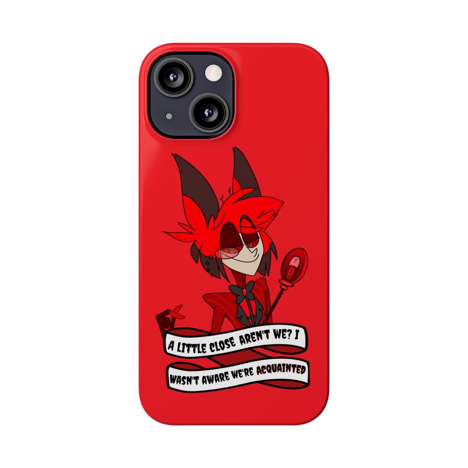Alastor Hazbin Hotel iPhone Phone Case
