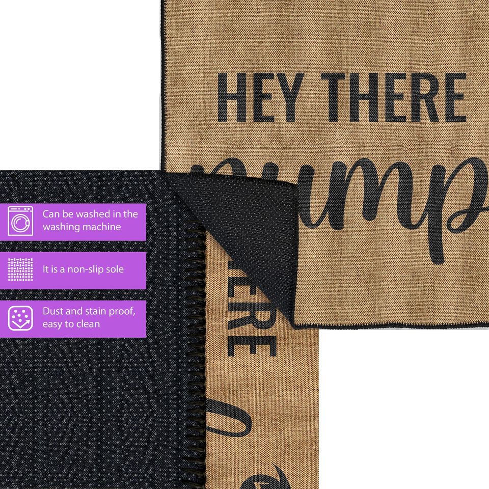 Hey There Pumpkin Halloween Doormat, Halloween Door Mat, Welcome Mat, Funny Doormat, Halloween Mat, Halloween Rug, Happy Halloween Mat