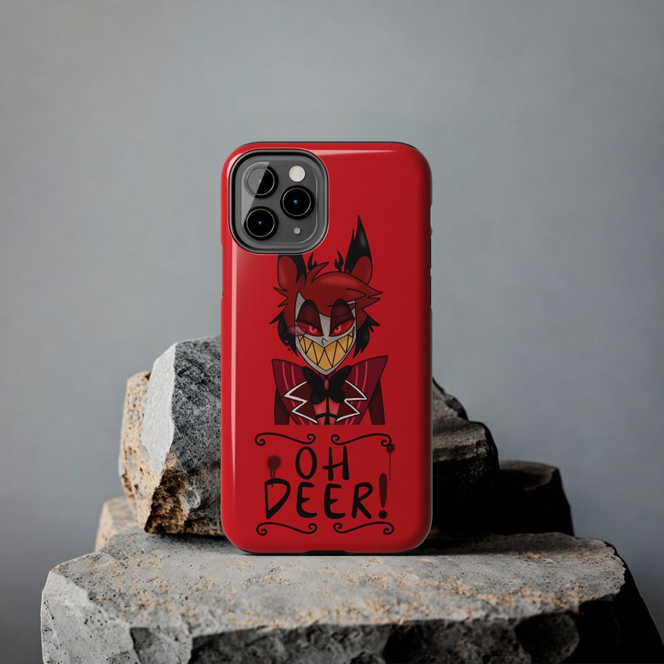 Alastor Oh Deer Hazbin Hotel Tough IPhone Cases