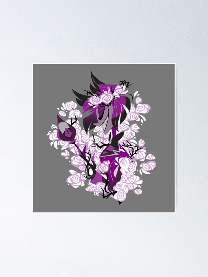 Hazbin Hotel Alastor Poster Artwork for Room Decoration