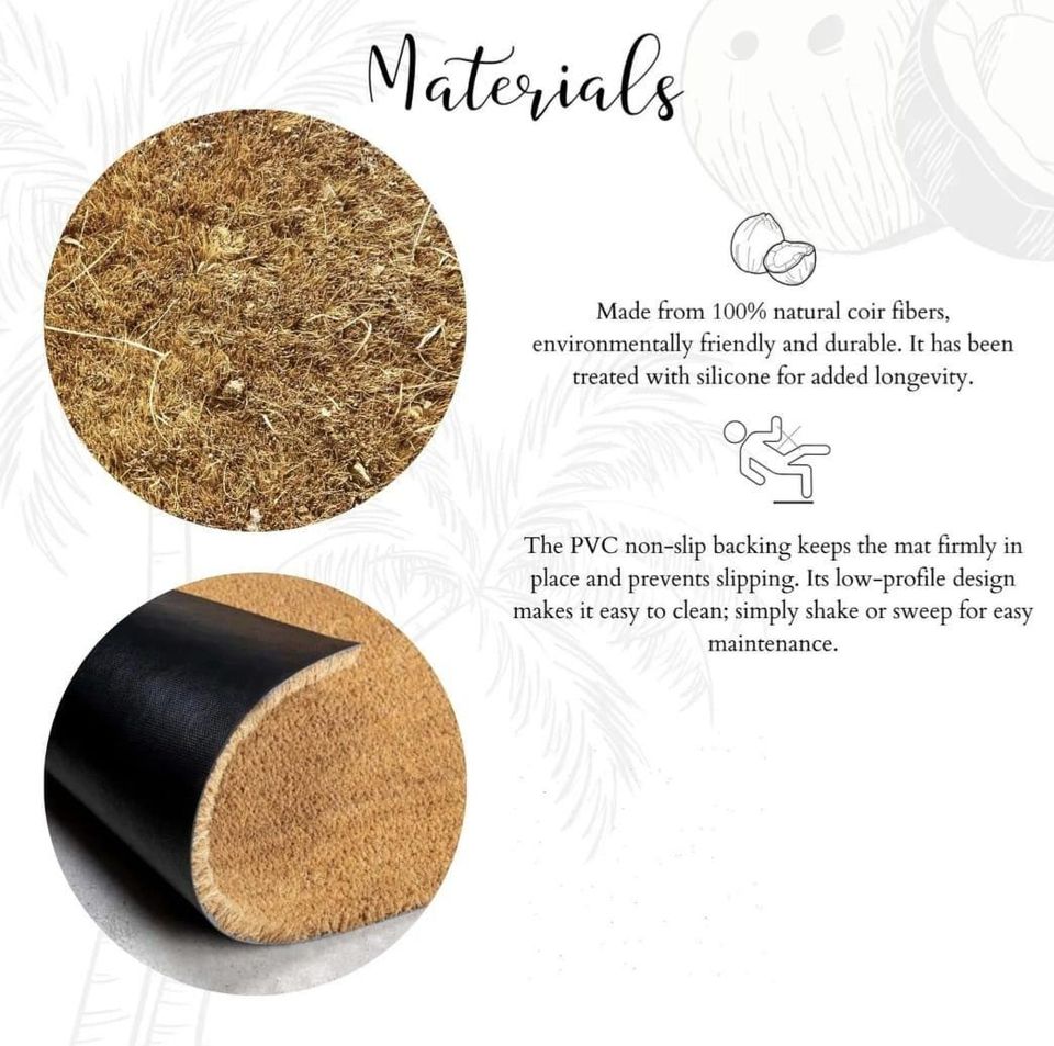 Hey There Pumpkin Doormat: Natural Coir Fall Porch Decor