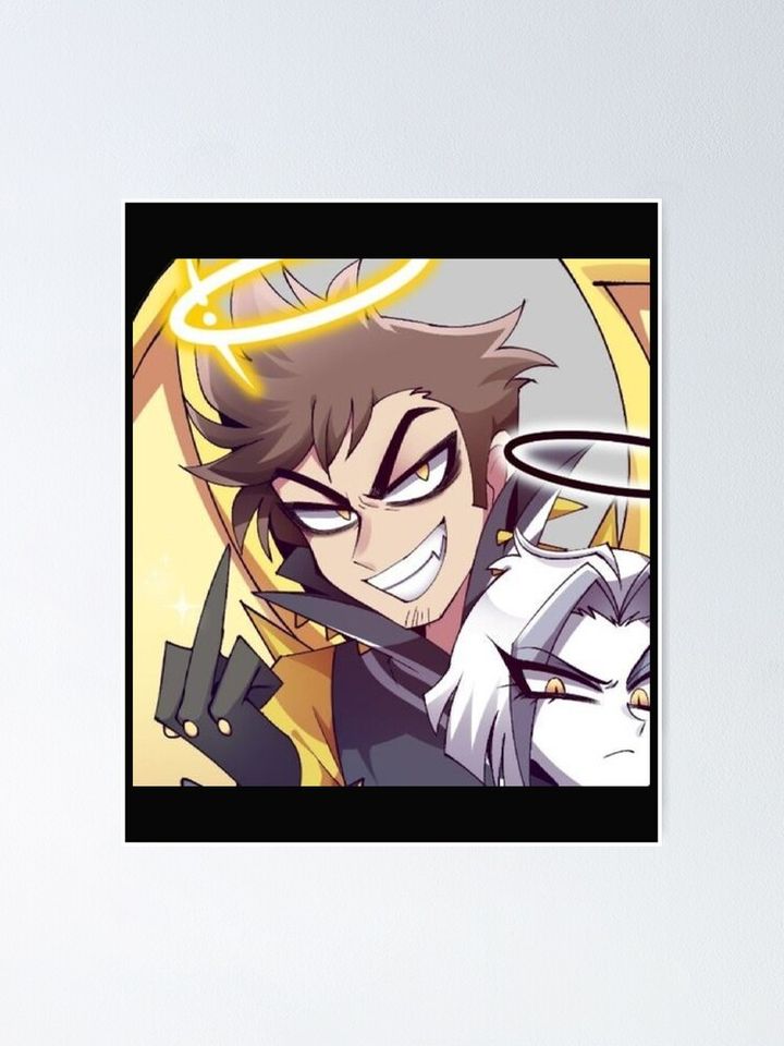 Adam Hazbin Hotel Poster Wall Art Print for Interior Decor