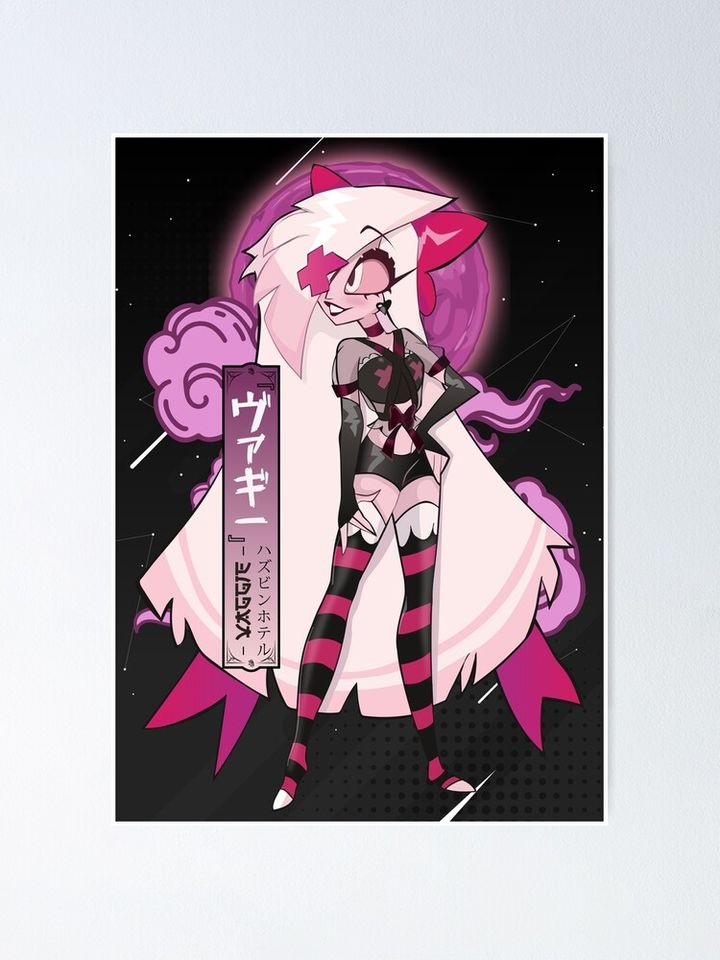 Vaggie Happy - Hazbin Hotel Poster