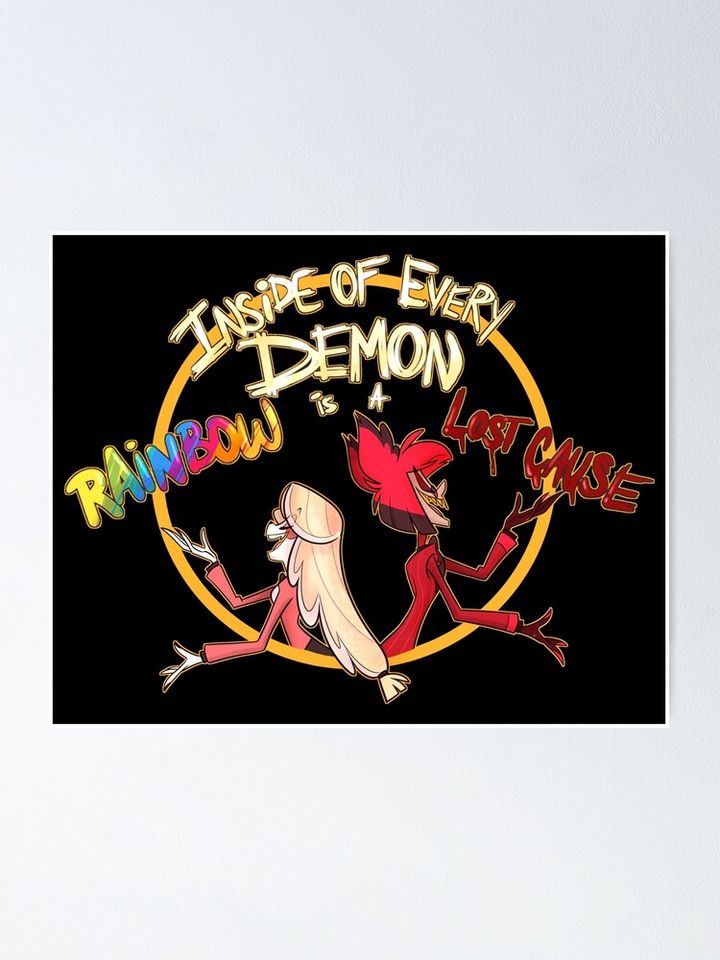 Hazbin Hotel Inside of Every Demon Poster Artwork for Room Decoration