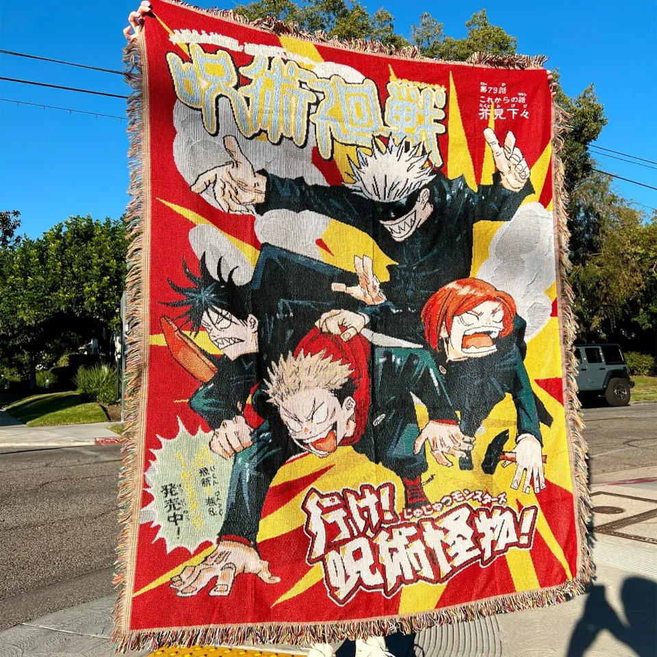 Jujutsu Satoru Satoru Gojo Woven Tapestry Blanket