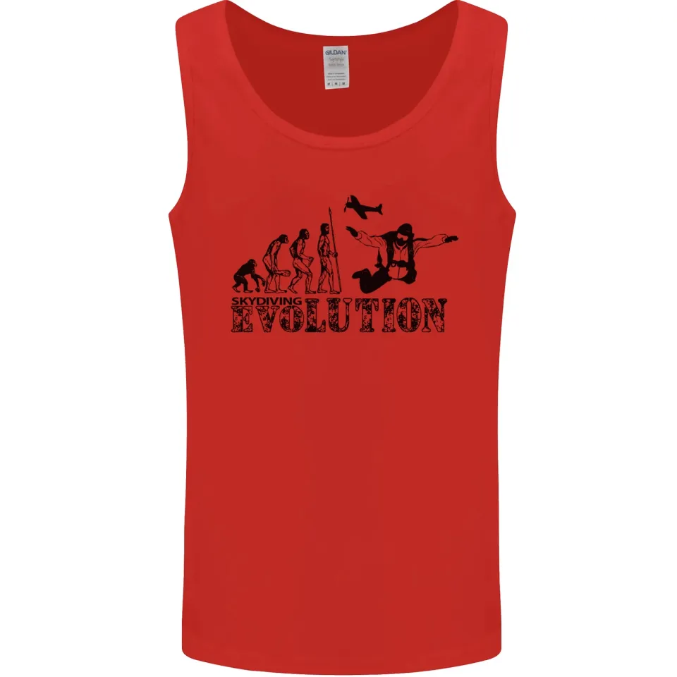 Evolution of a Skydiver Men's Tank Top