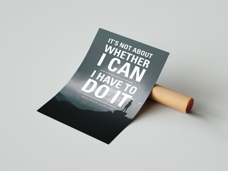 Jujutsu Satoru Poster 1