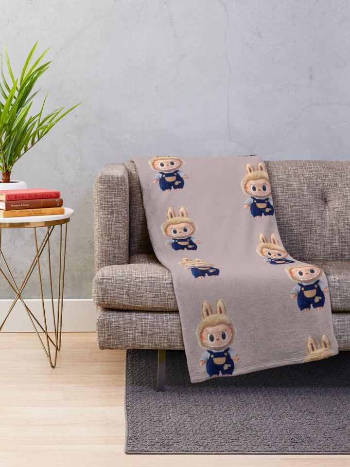 Labubu Throw Blanket, Gift for Kids, Cute Gift