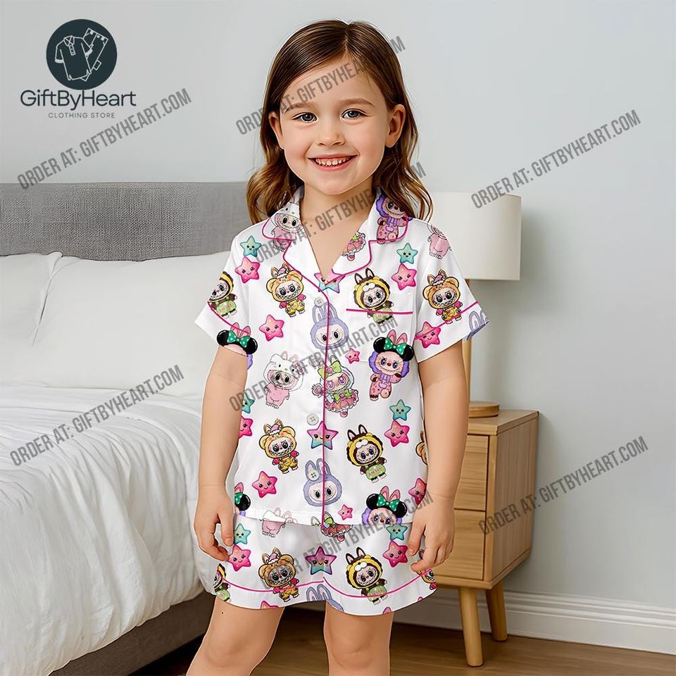 Labubu Pajama Set, Labubu Kids Pajamas Set