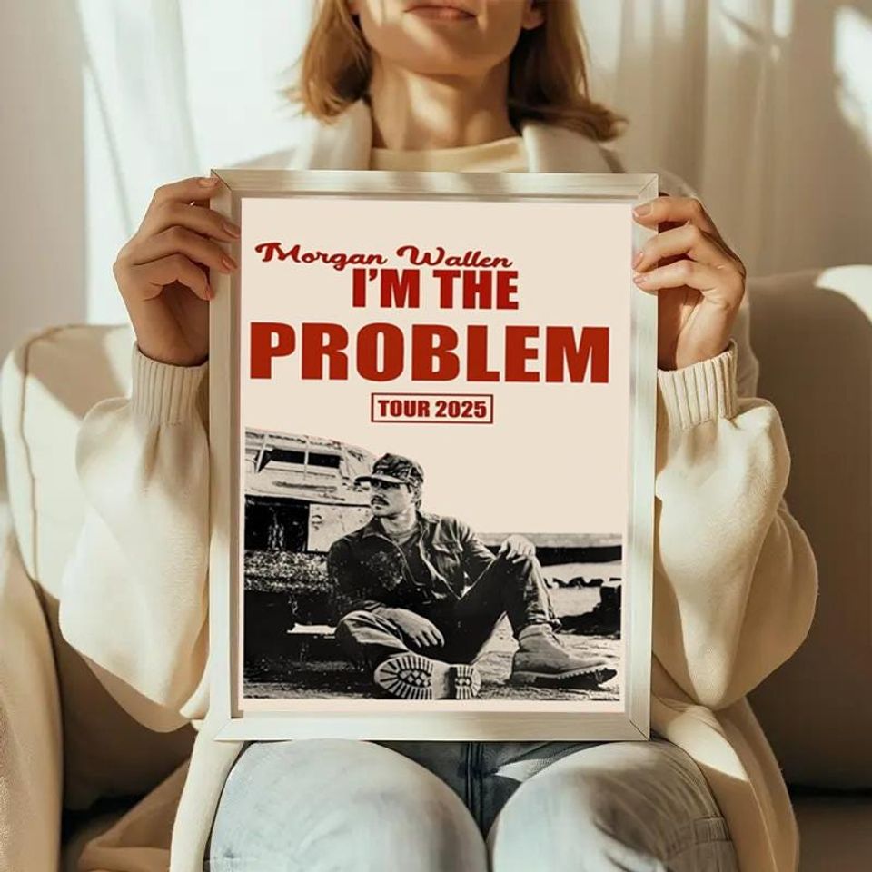 Wallen Western's I'm the Problem Tour 2025 Poster | No Framed