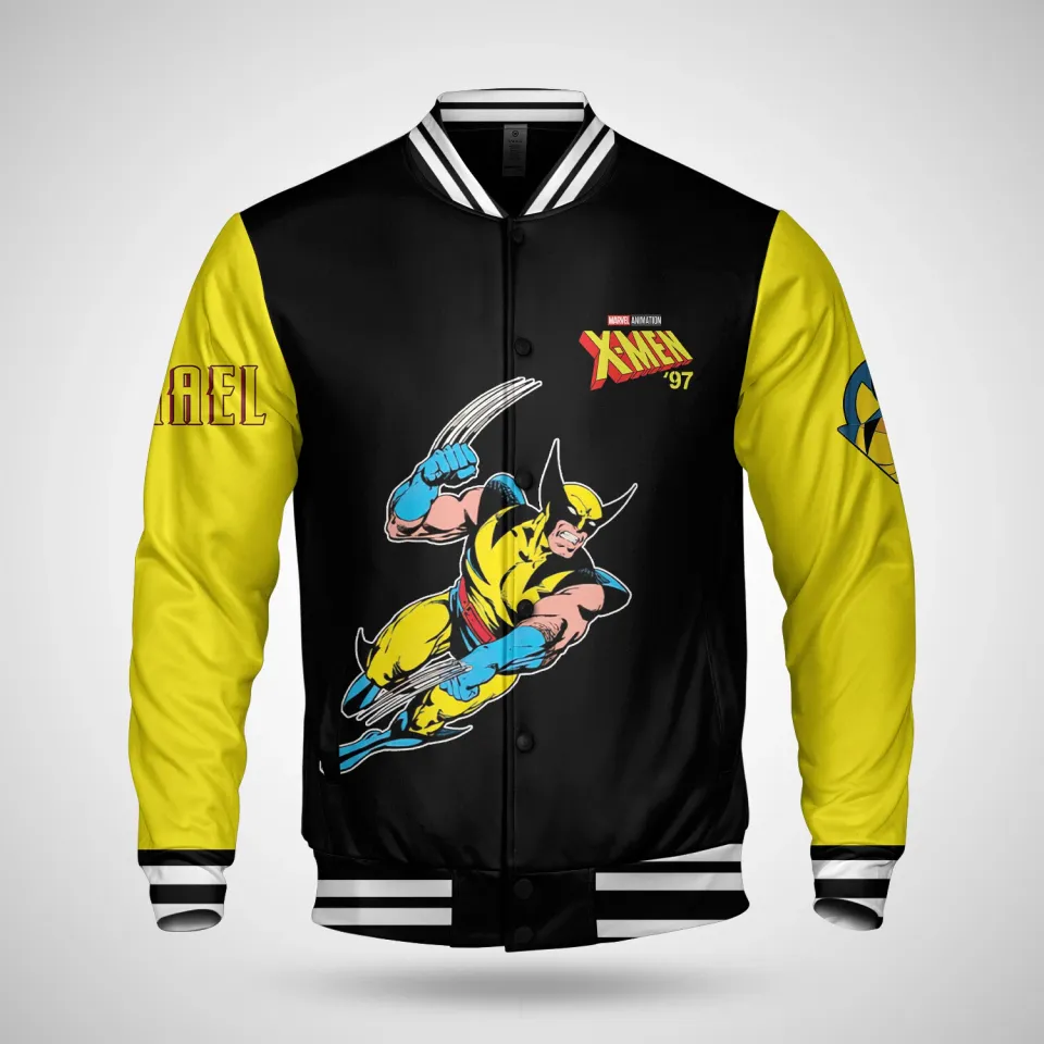 Personalized Wolverine X-Men '97 Superhero Baseball Jacket