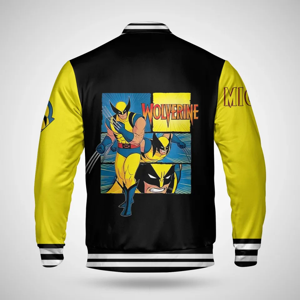 Personalized Wolverine X-Men '97 Superhero Baseball Jacket