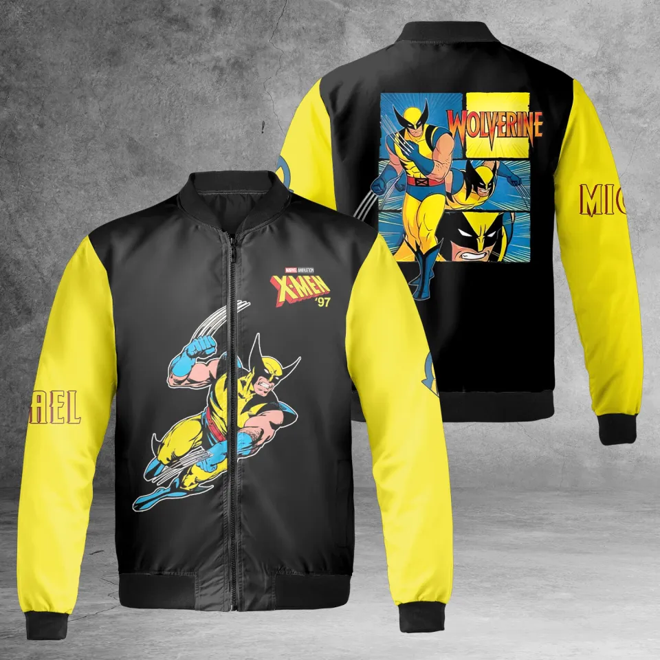 Personalized Wolverine X-Men '97 Superhero Baseball Jacket