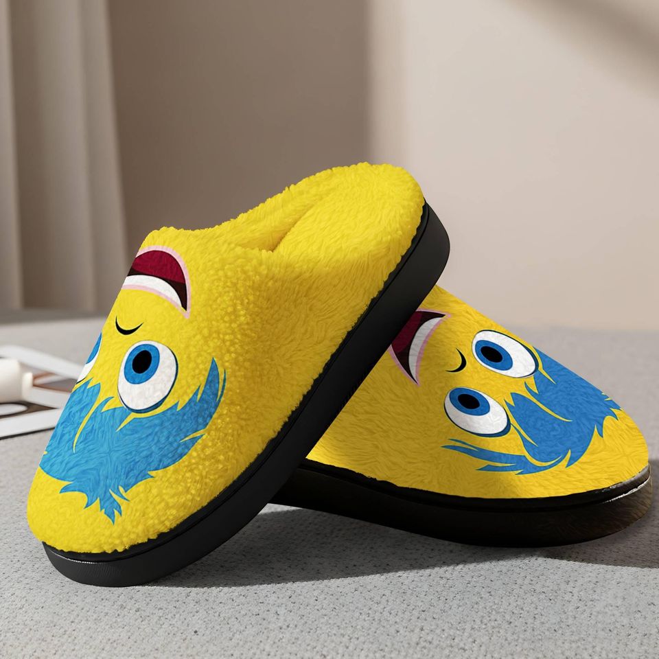 Inside Out Cozy Slipper, Inside Out Joy Character Cozy Shoes, Disneyland Movie Slipper, Joy Comfortable House Shoes