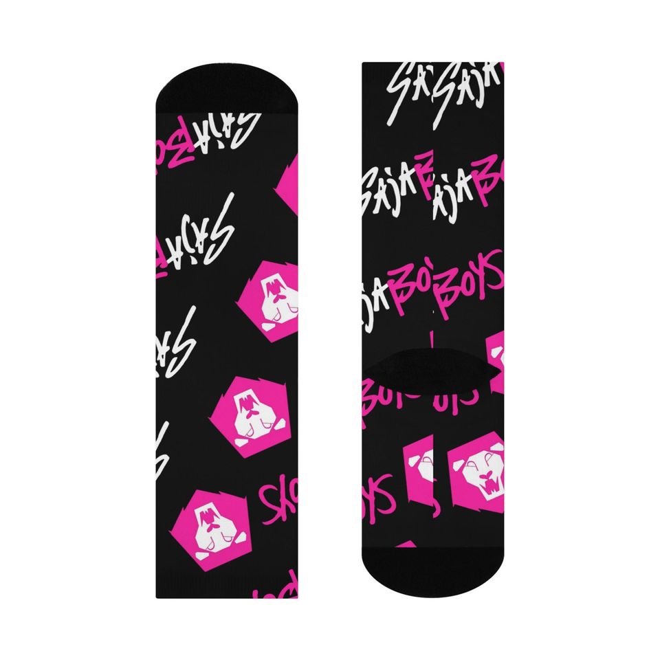 Saja Boys Fan Socks, Kpop Hunters Cozy Gift for Friends, Teens, and Kpop Fans