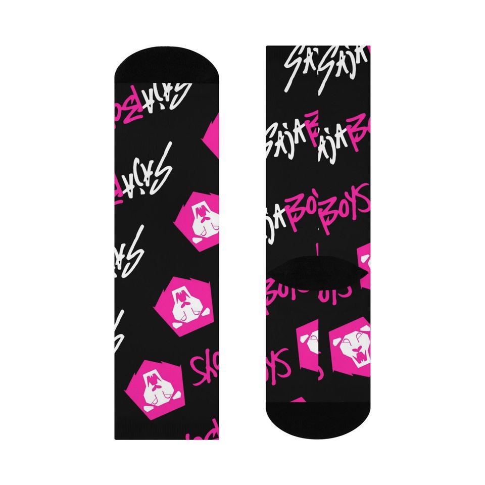 Saja Boys Fan Socks, Kpop Hunters Cozy Gift for Friends, Teens, and Kpop Fans