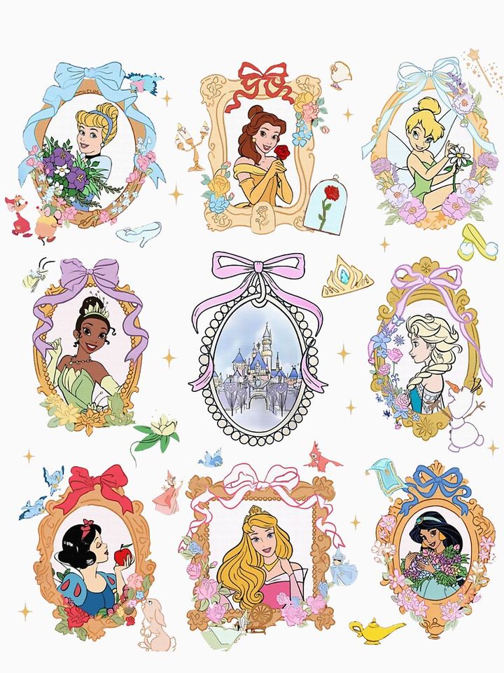Disney Princess Coquette Bows Essential T-Shirt