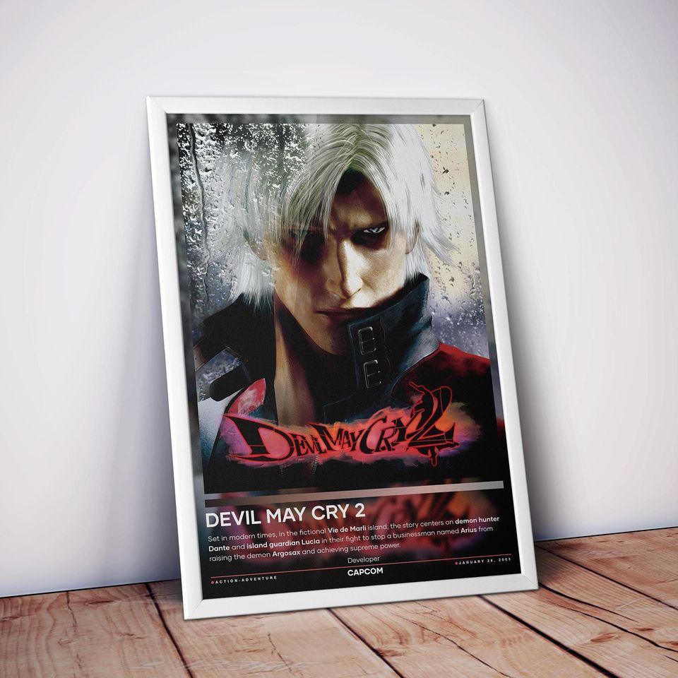 Devil May Cry 2 Poster | Video Game Poster