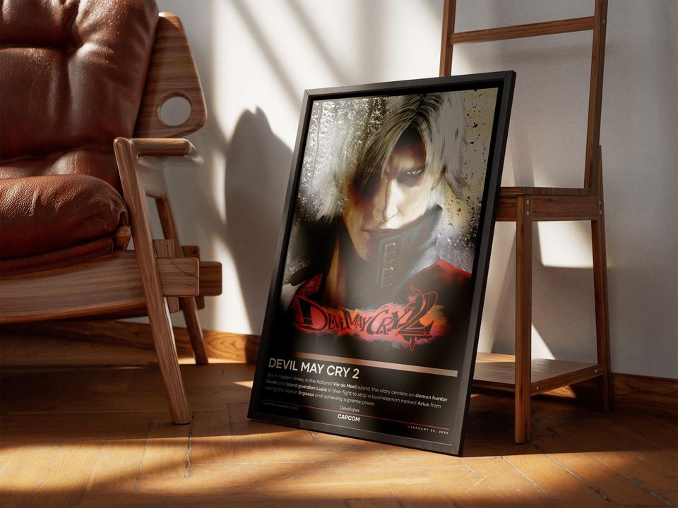 Devil May Cry 2 Poster | Video Game Poster