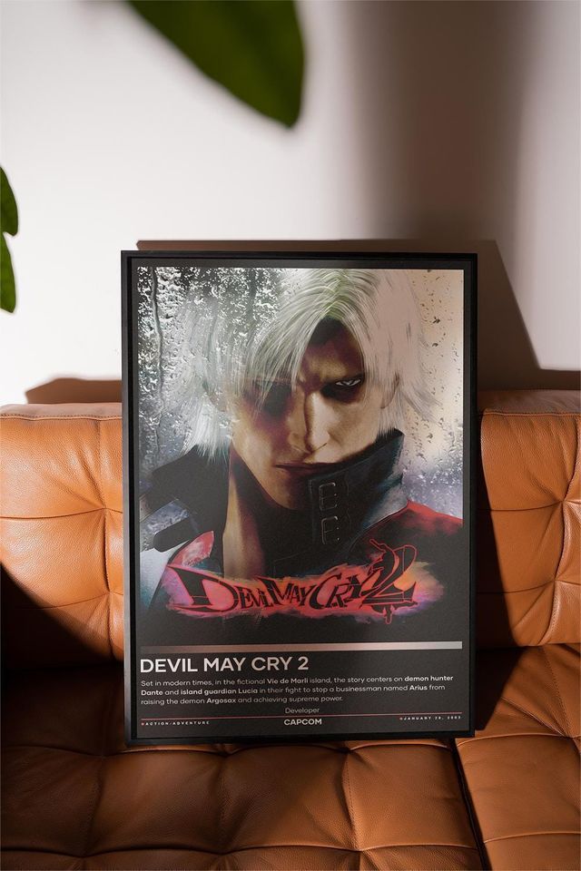 Devil May Cry 2 Poster | Video Game Poster