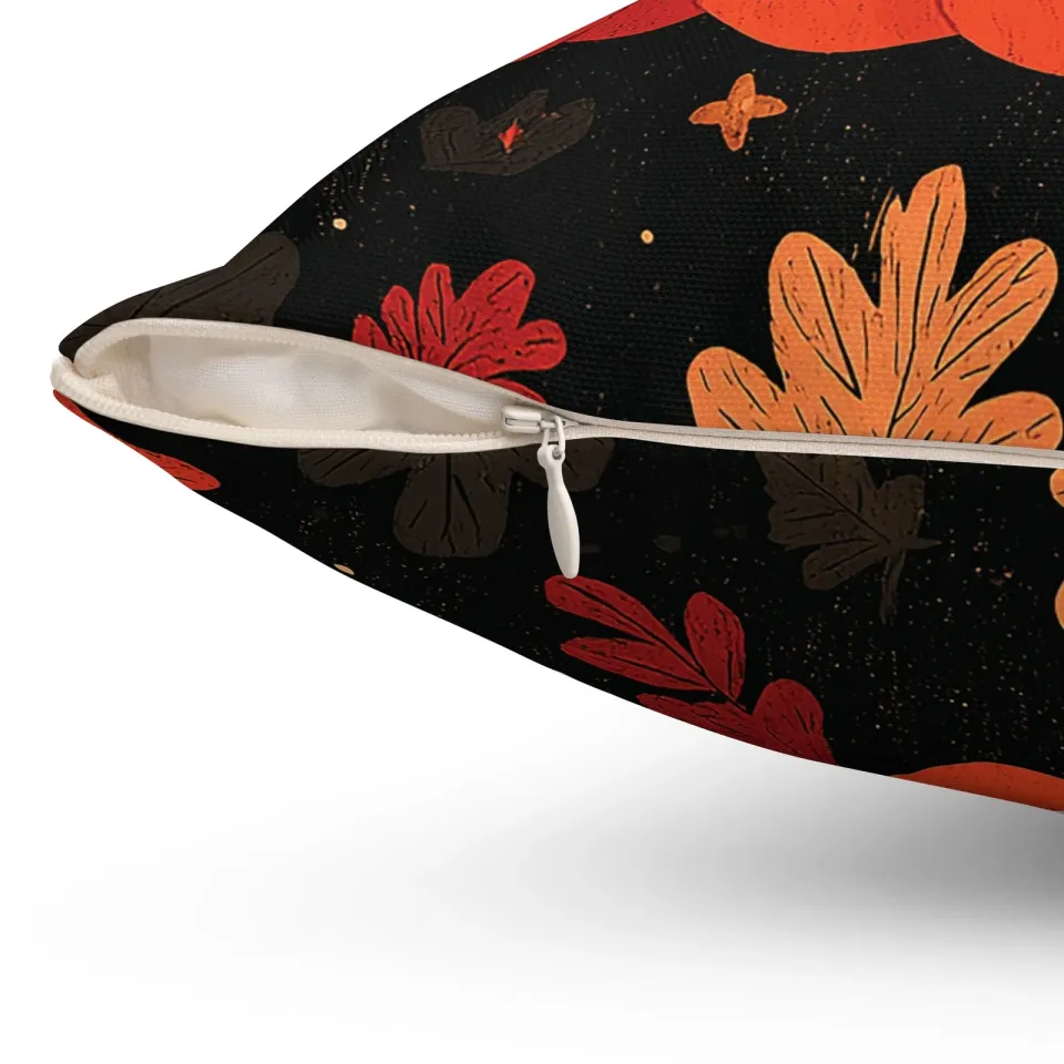 Halloween Pumpkin Throw Pillow Cover