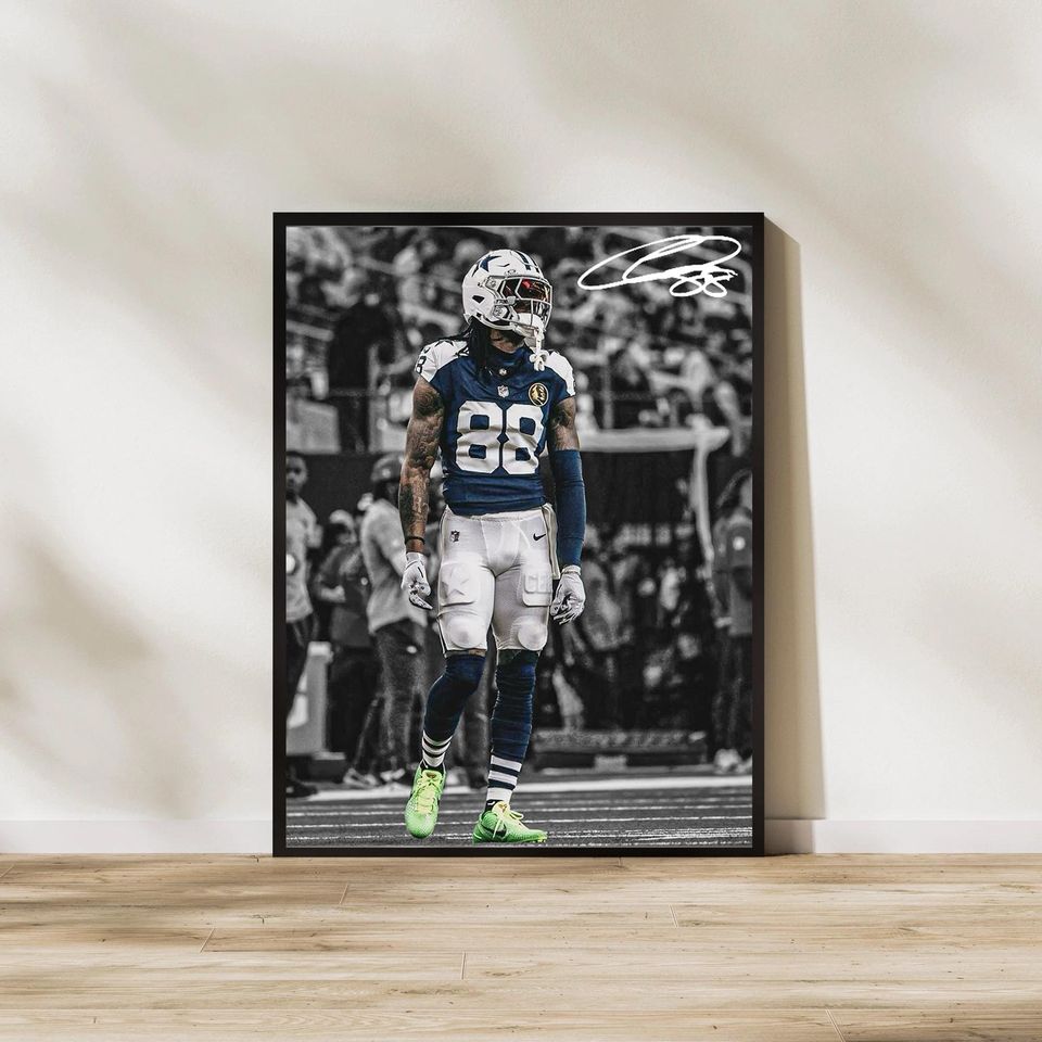CeeDee Lamb Digital Art Print: Dallas Cowboys Man Decor
