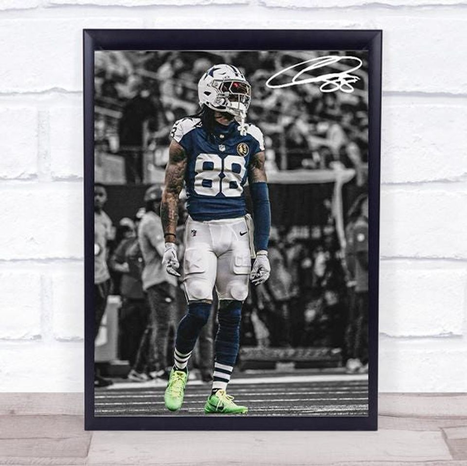CeeDee Lamb Digital Art Print: Dallas Cowboys Man Decor