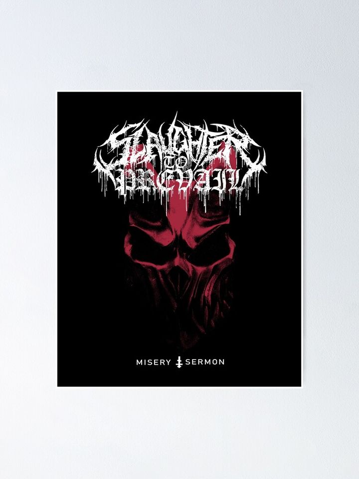 SLAUGHTER TO PREVAIL - MISERY SERMON ALBUM Poster