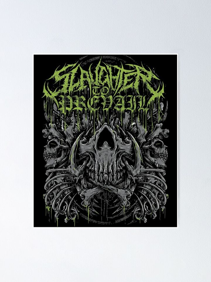 Slaughter to Prevail Poster - Collectible Deathcore Band Wall Print