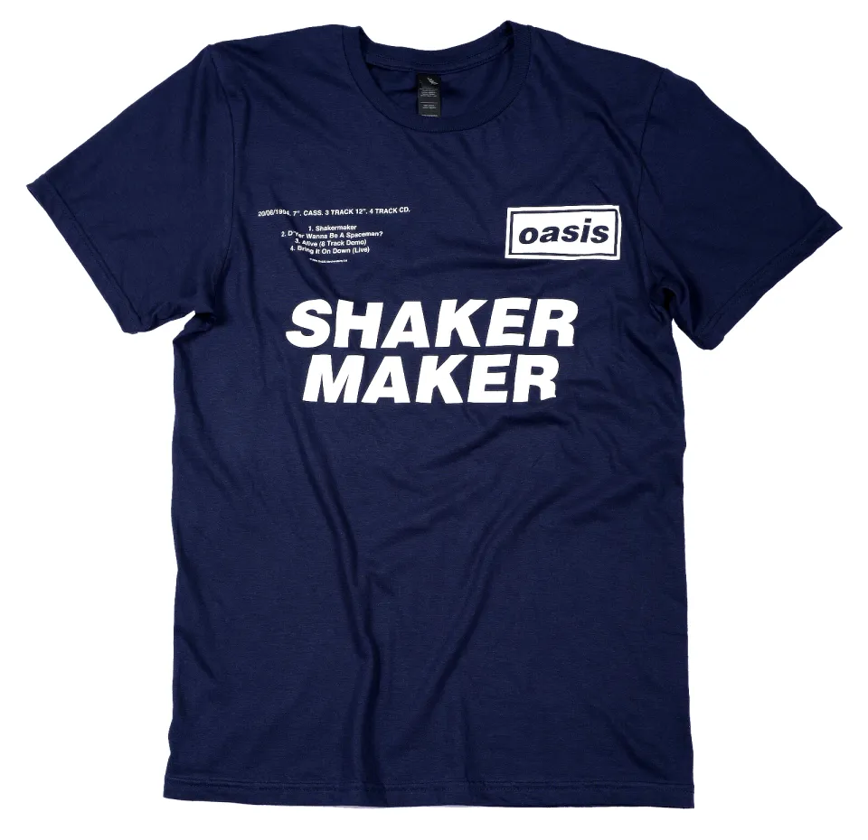 Oasis T Shirt Shakermaker Tour 2025