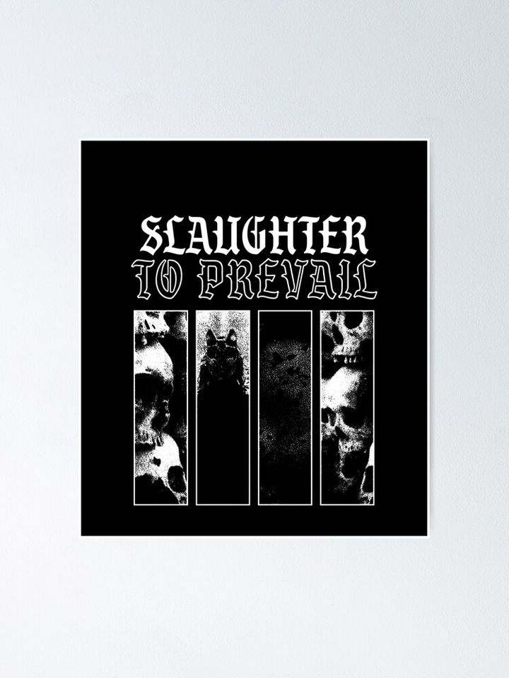 Slaughter to Prevail Poster - Deathcore Band Wall Art for Fan Collections