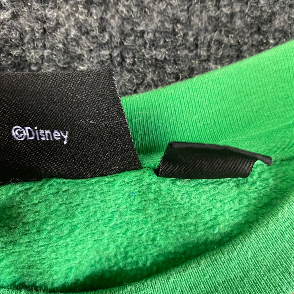 Disney Mickey Mouse Christmas Sweater Ugly All Over Print Green M FAST