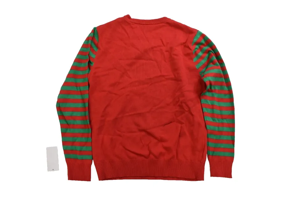 Mad Engine Juniors Sloth Hanging On Ornament Ugly Christmas Sweater  XL