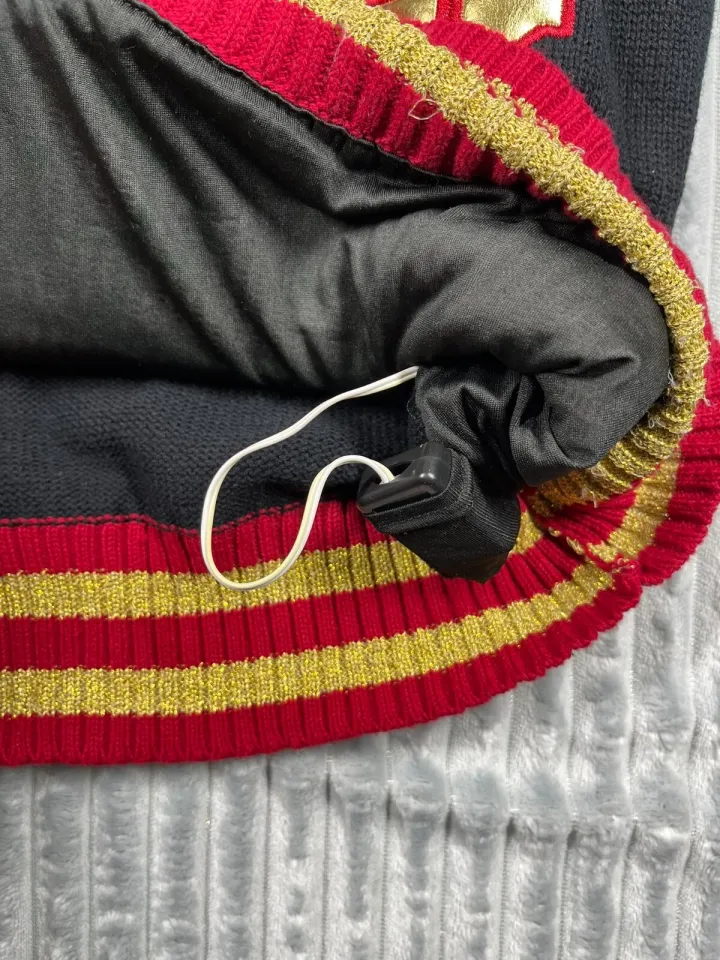 Spencer's Workshop Men's L Pullover Ugly Christmas Sweater Naughty List Light Up