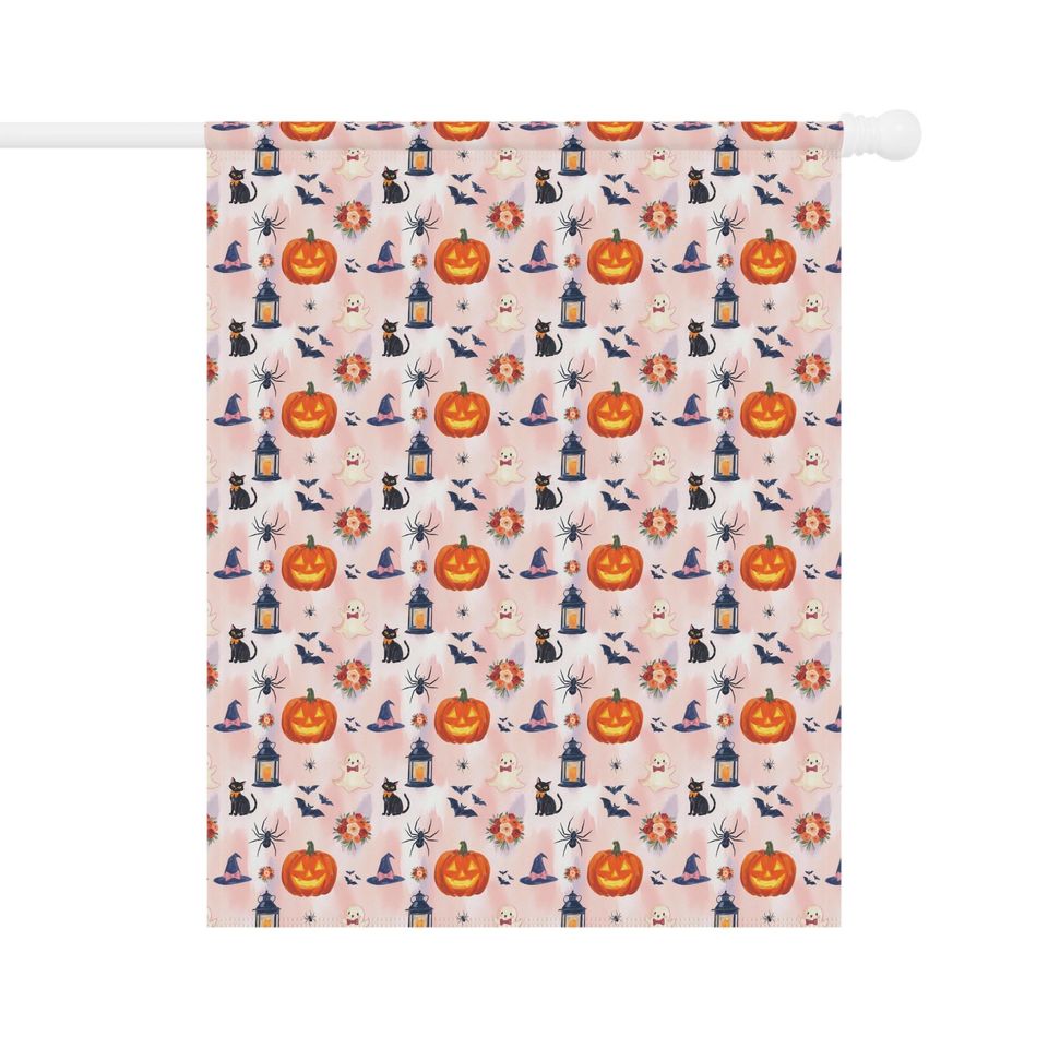 Halloween Garden Flag, Fall Home Decor Autumn Themed Banner