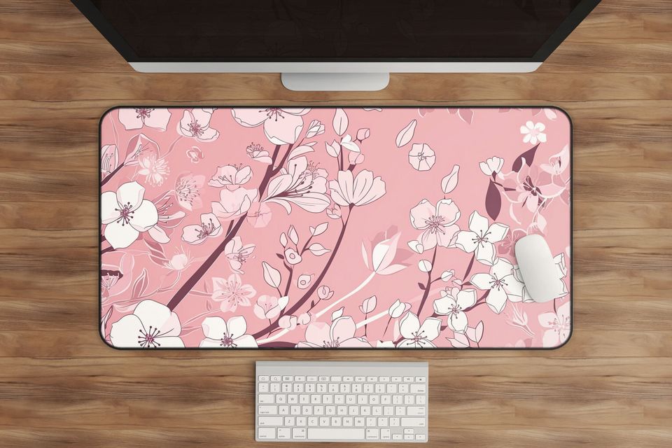 Sakura XL Mousepad - Cherry Blossom Desk Mat