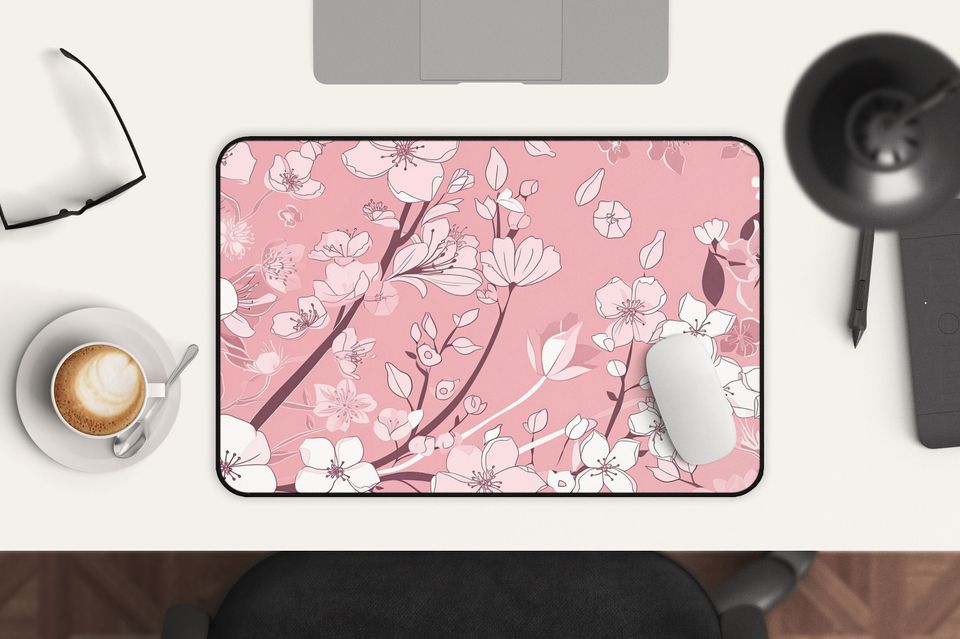 Sakura XL Mousepad - Cherry Blossom Desk Mat