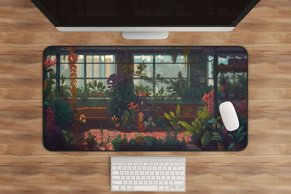 Botanical Desk Mat – Large Floral Mouse Pad
