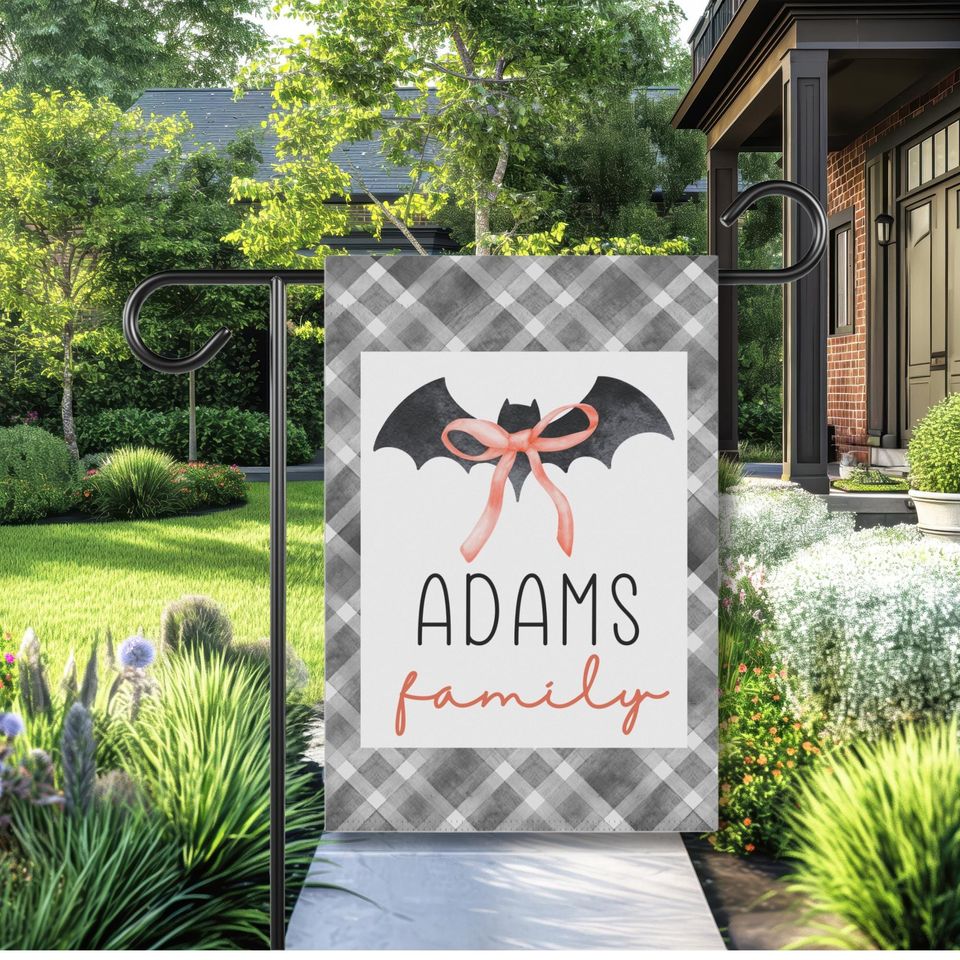 Halloween Flag, Outdoor Halloween Decorations Personalized, Cute Halloween Decor