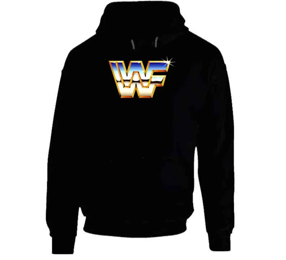 WWF World Wrestling Federation Shiny Retro Logo T-Shirt